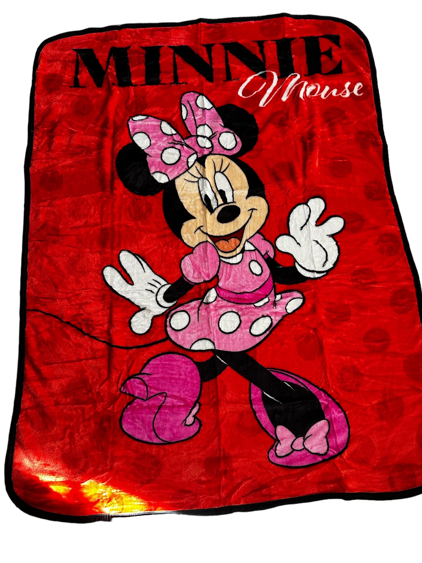 Simply Minnie Mouse Extra Soft Plush 60"x80" Twin Size Blanket