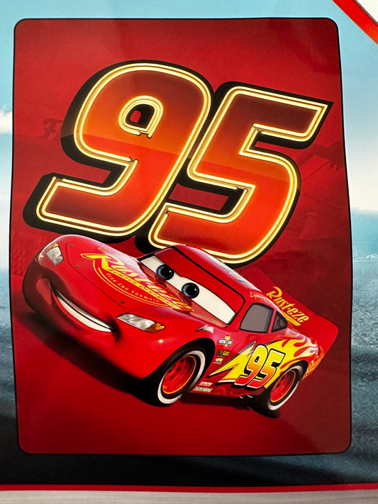 Disney Cars 95 Super Soft Twin Size Plush Blanket 60"x80"