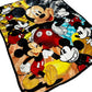Mickey Changing Faces Super Soft Twin Size Plush Blanket 60"x80"