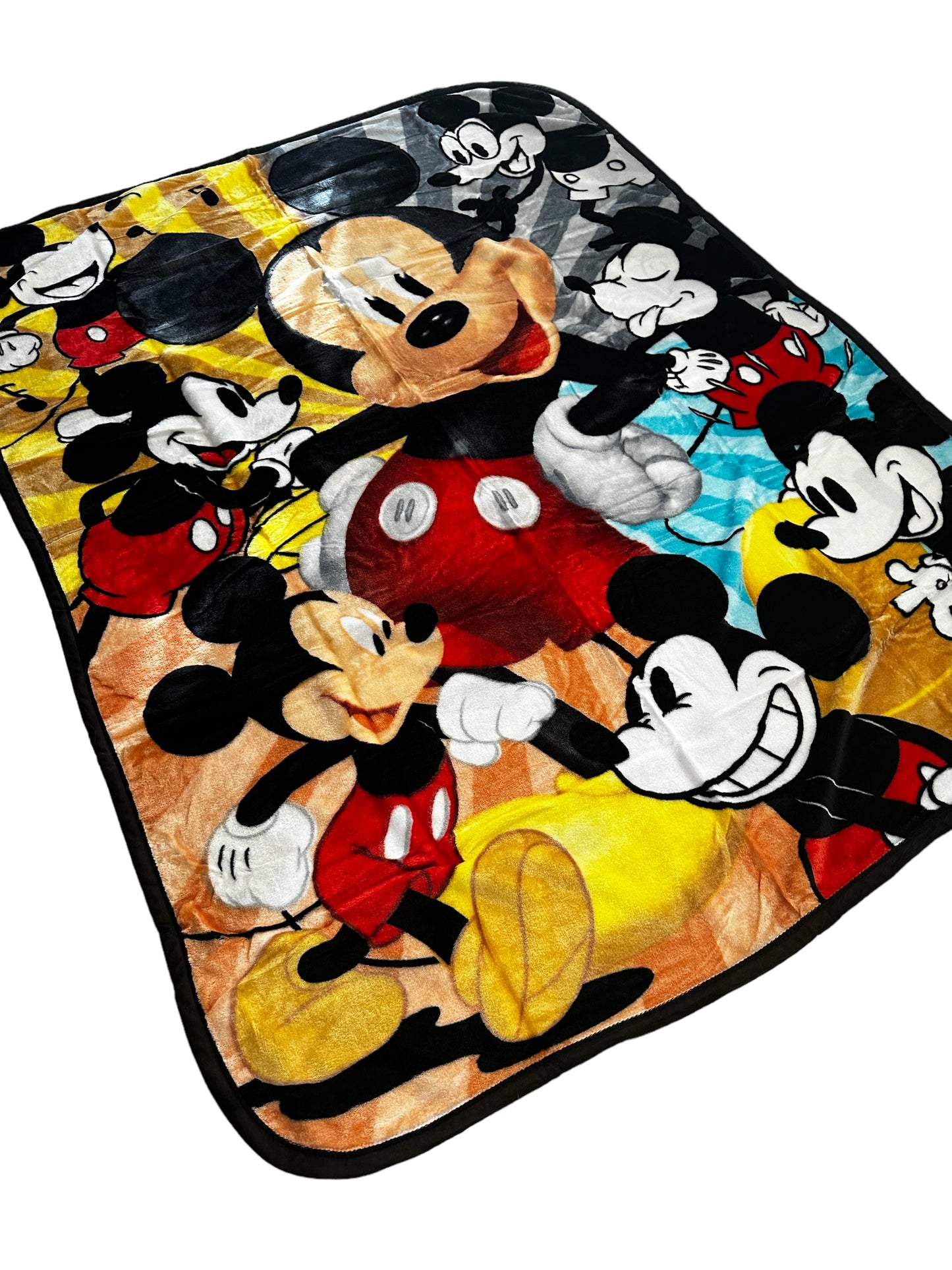 Mickey Changing Faces Super Soft Twin Size Plush Blanket 60"x80"
