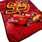 Disney Cars 95 Super Soft Twin Size Plush Blanket 60"x80"