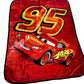 Disney Cars 95 Super Soft Twin Size Plush Blanket 60"x80"