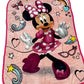 Minnie Mouse Shooting Stars Soft Plush Twin Size 60"x80" Plush Blanket