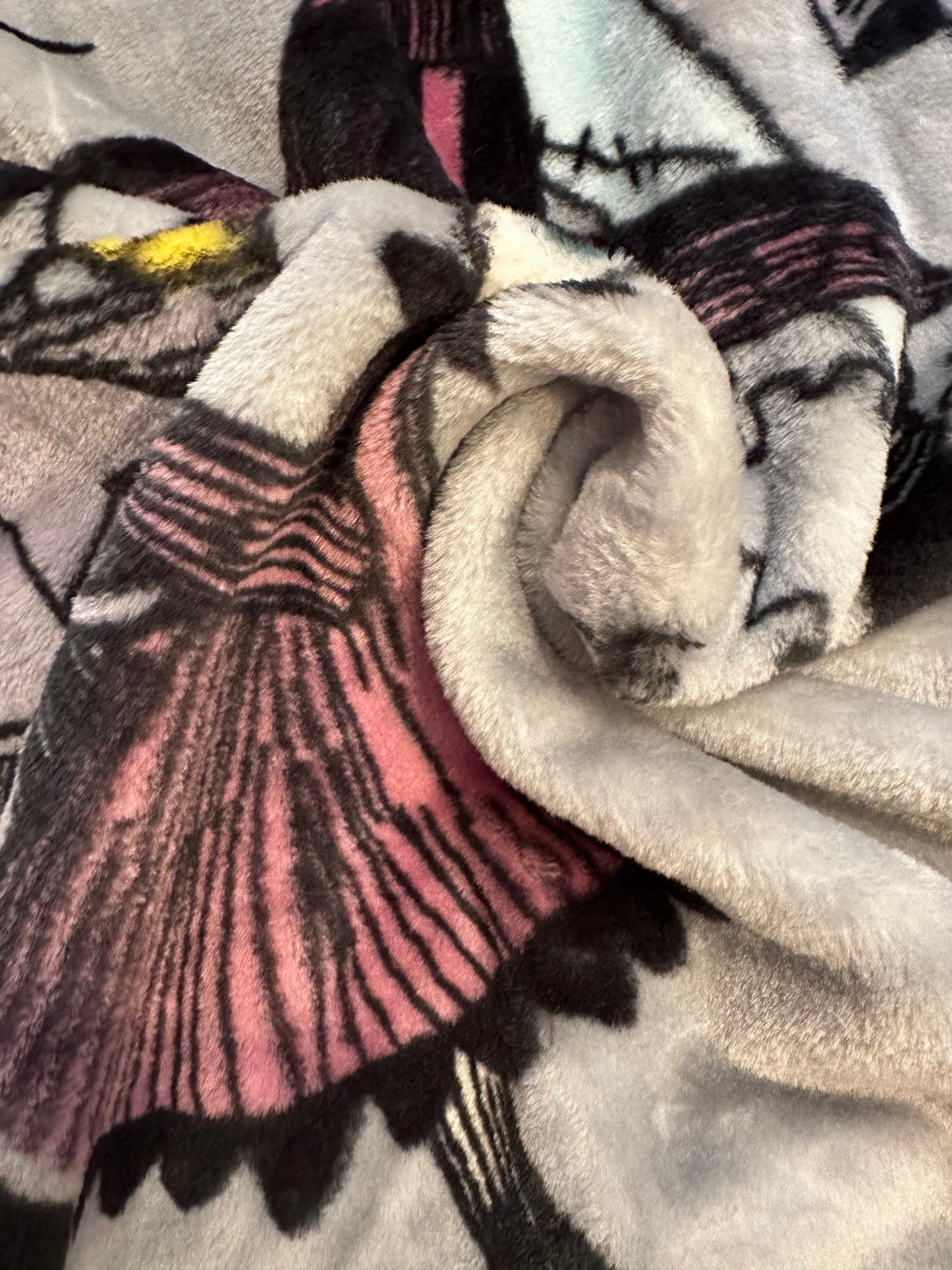 Nightmare Before Christmas NBC Twin Plush Blanket Super Soft and Thick