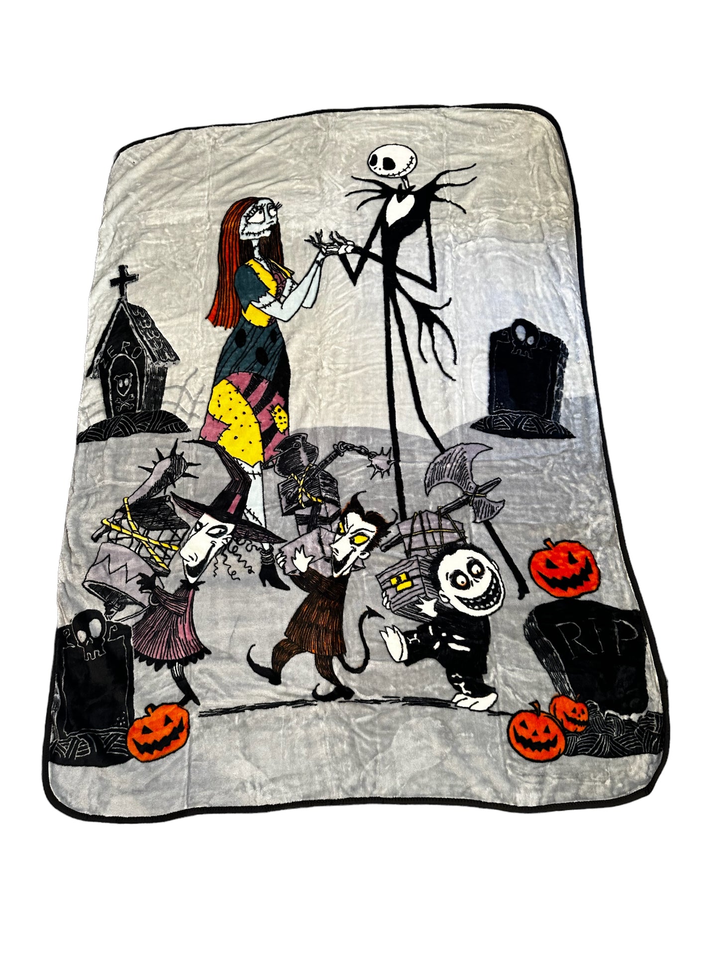 Nightmare Before Christmas NBC Twin Plush Blanket Super Soft and Thick