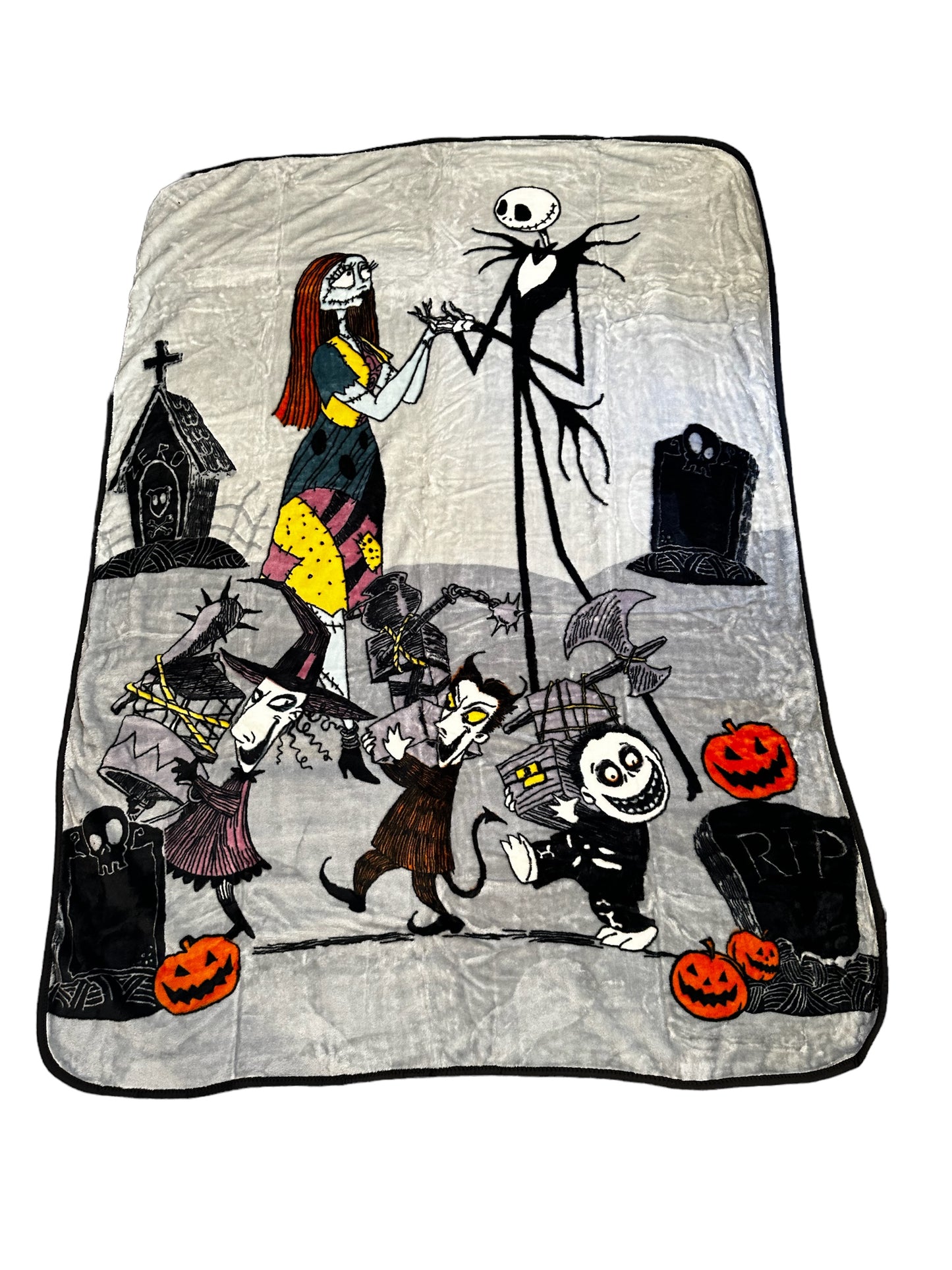 Nightmare Before Christmas NBC Twin Plush Blanket Super Soft and Thick