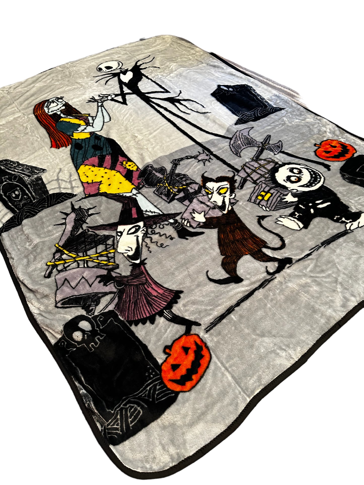 Nightmare Before Christmas NBC Twin Plush Blanket Super Soft and Thick