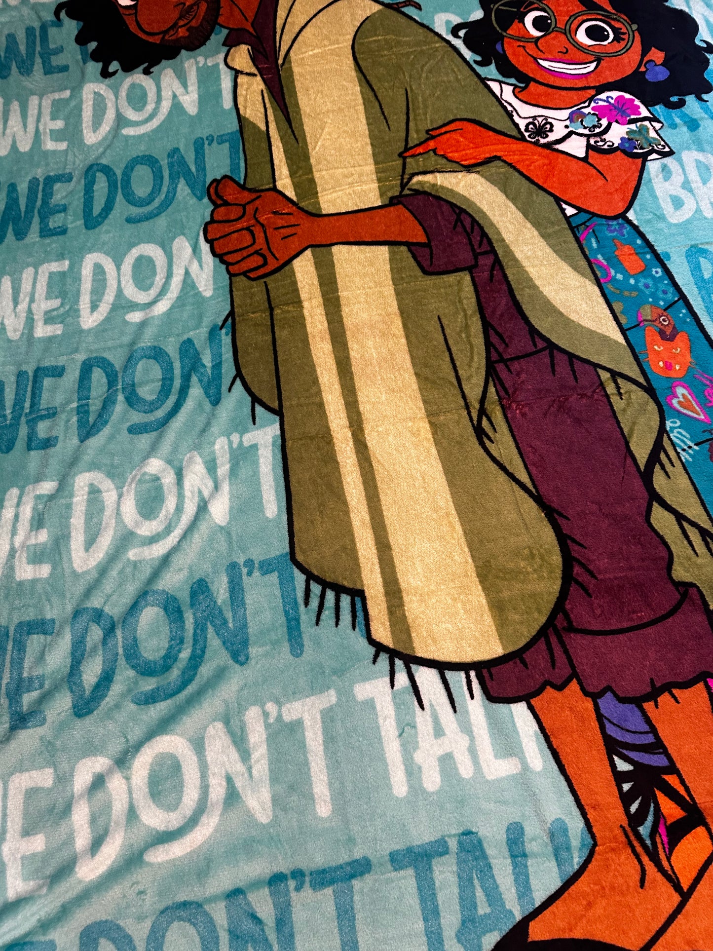 Encanto "Don't Talk About Bruno" Twin Fleece Blanket Silk Touch 62"x90"