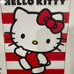 Hello Kitty  Stripes Twin 60"x80" Extra Soft Plush Blanket