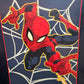 Marvel Spiderman Webbed Wonder 60"x80" Size Twin Plush Raschel Blanket