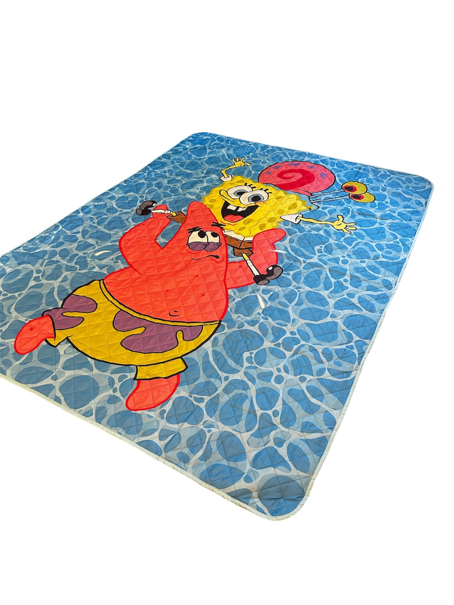 Spongebob Squarepants "Friends" Twin Quilted Bedspread Only