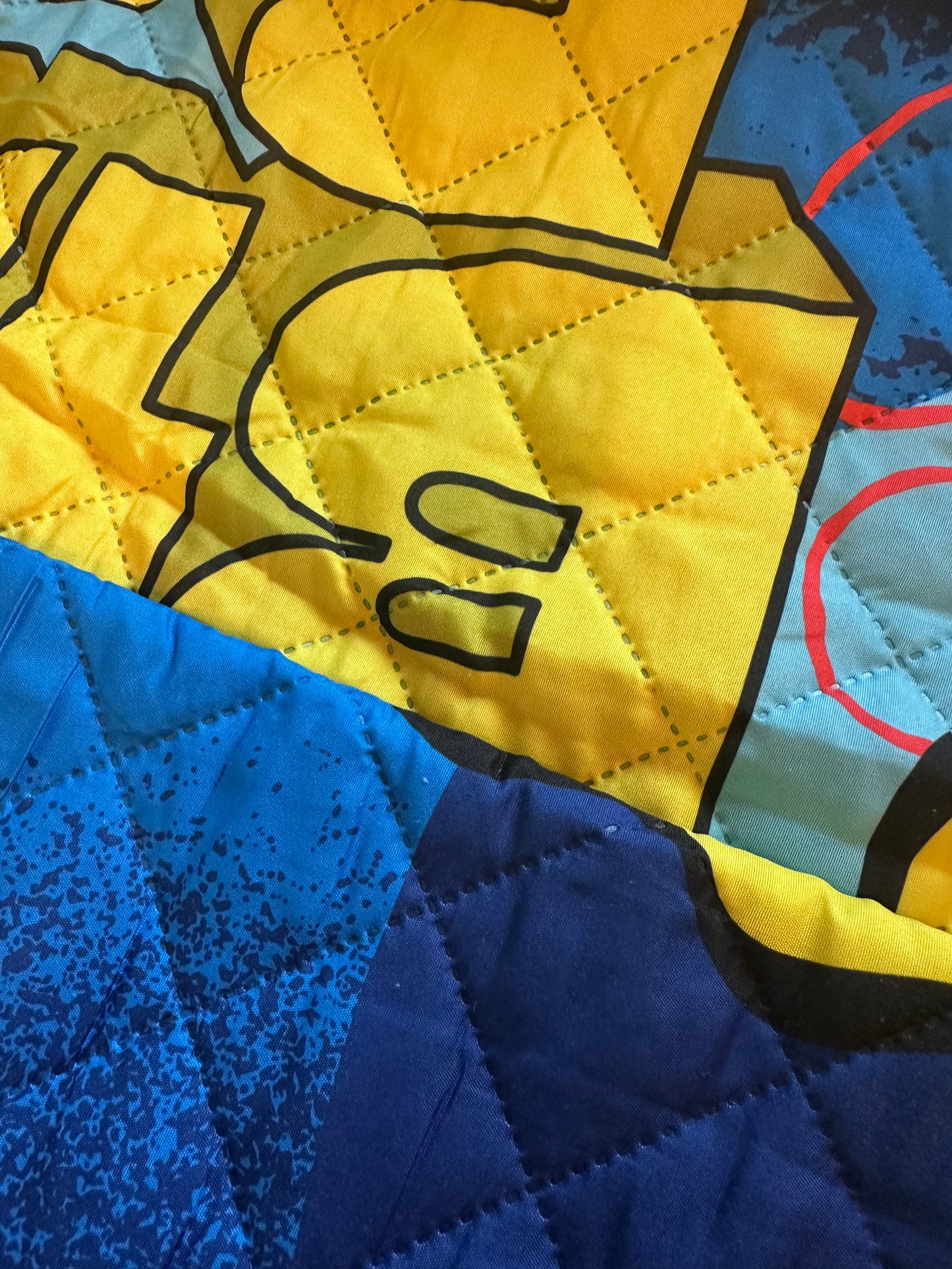 Spongebob Squarepants "Bikini Bottom" Twin Quilted Bedspread Only