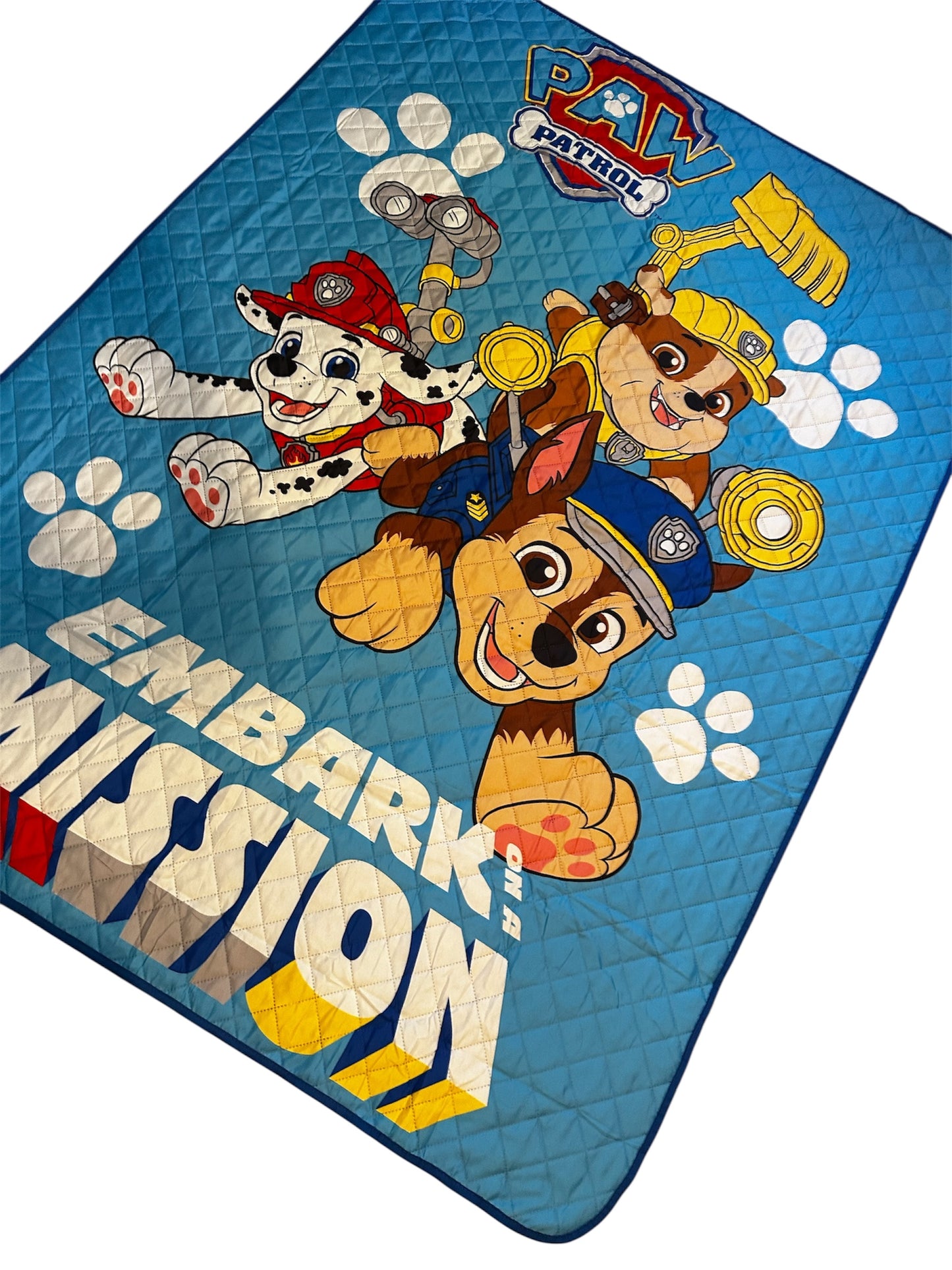 Paw Patrol "Missions" Twin Quilted Bedspread Only