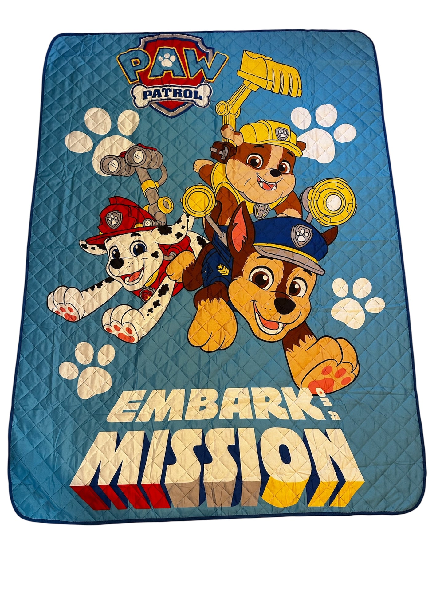 Paw Patrol "Missions" Twin Quilted Bedspread Only