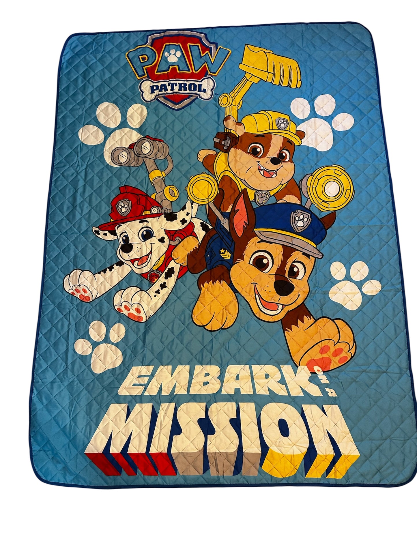 Paw Patrol "Missions" Twin Quilted Bedspread Only
