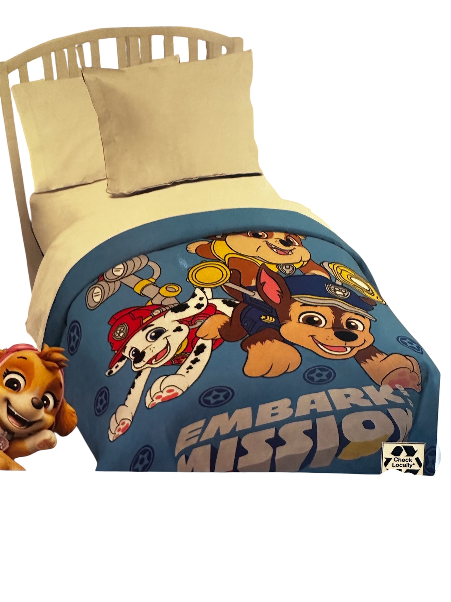 Paw Patrol "Missions" Twin Quilted Bedspread Only