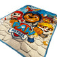Northwest Paw Patrol  60"x80" Twin Plush Raschel Blanket