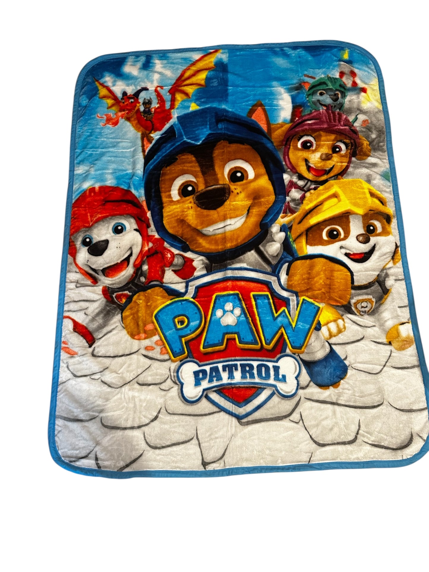 Northwest Paw Patrol  60"x80" Twin Plush Raschel Blanket