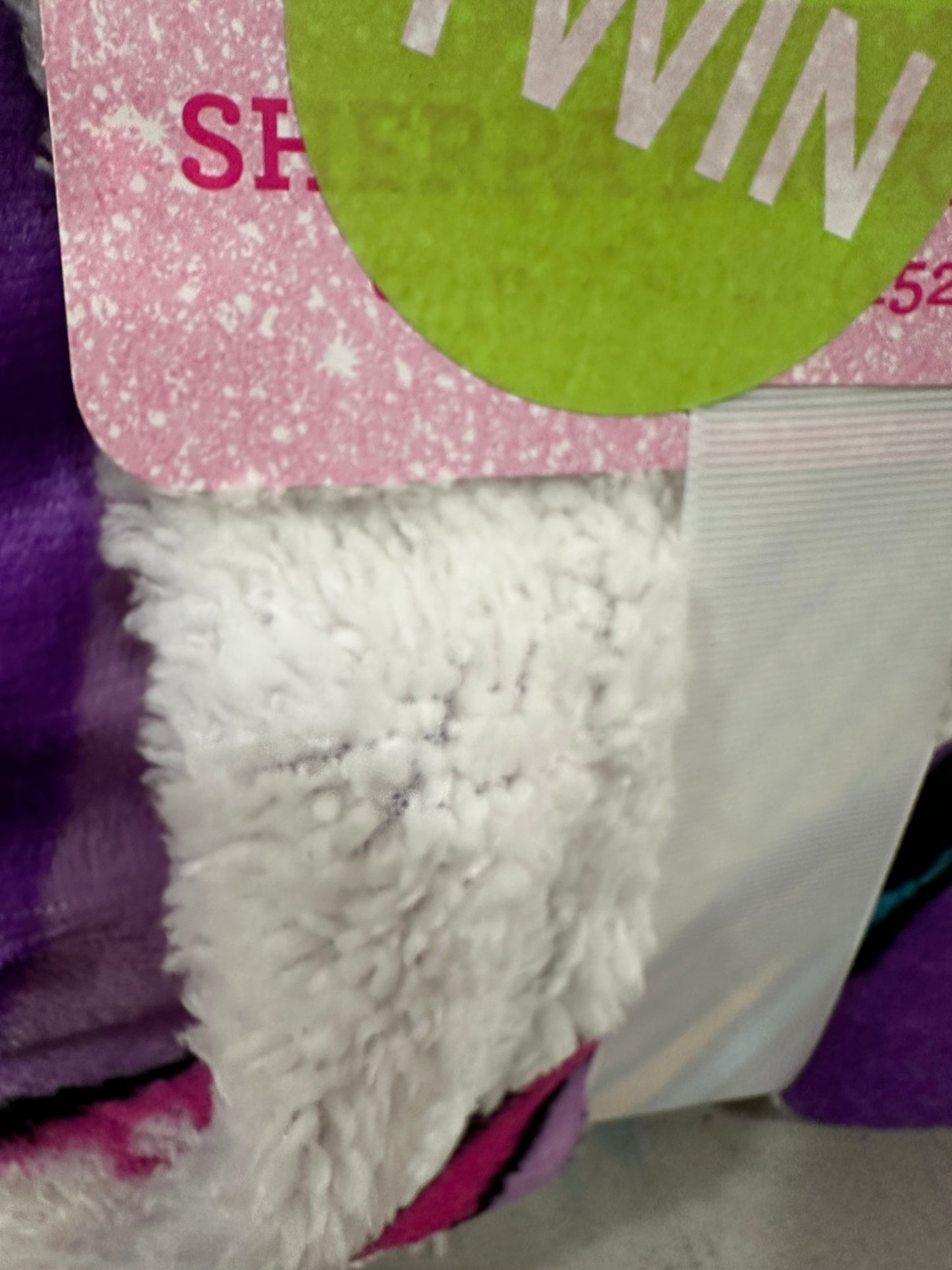 Jojo Siwa Twin Sherpa Backed Blanket Super Soft