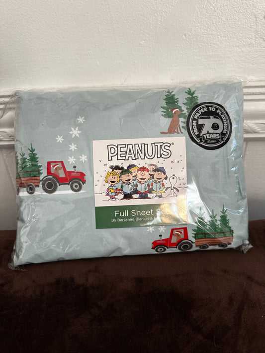 Snoopy Peanuts 4 Piece Full Size Sheet Set By Berkshire