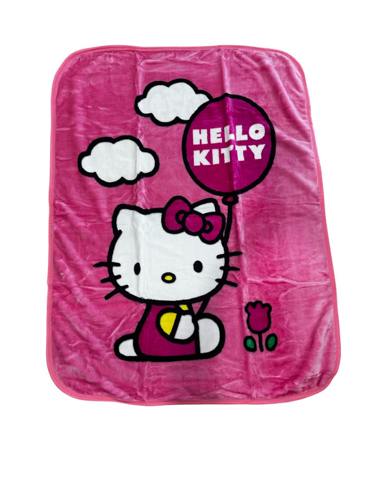 Hello Kitty "Hello Balloon" Plush 40"x50" Throw Blanket TT