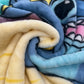 Stitch "Make Waves All Day" Plush 43"x55" Throw Blanket TT