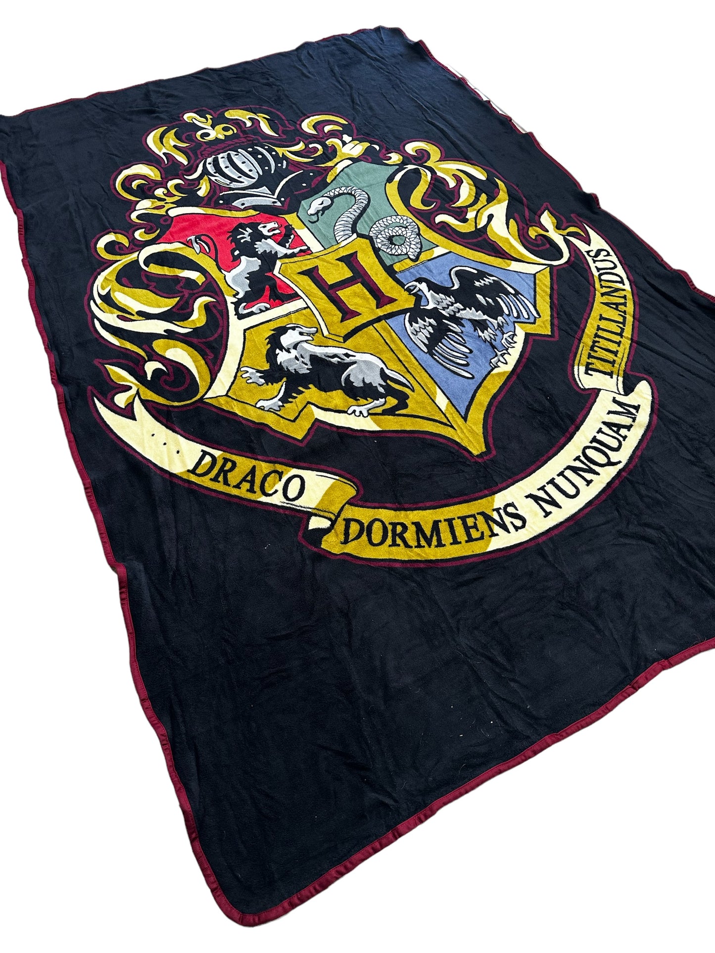 Harry Potter Wizarding World Twin Full Size Fleece Blanket 62"x90"