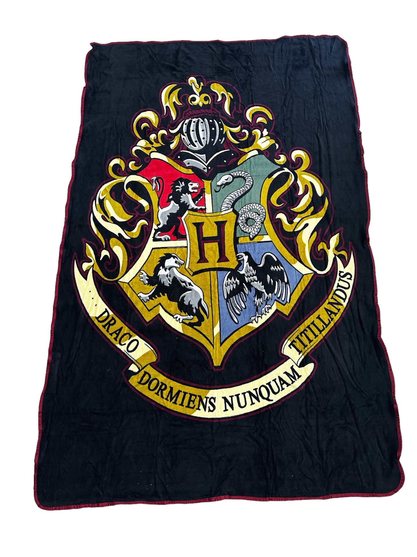 Harry Potter Wizarding World Twin Full Size Fleece Blanket 62"x90"