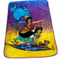Aladdin, Genie And Jasmine Extra Soft Plush 60"x80" Twin Size Blanket