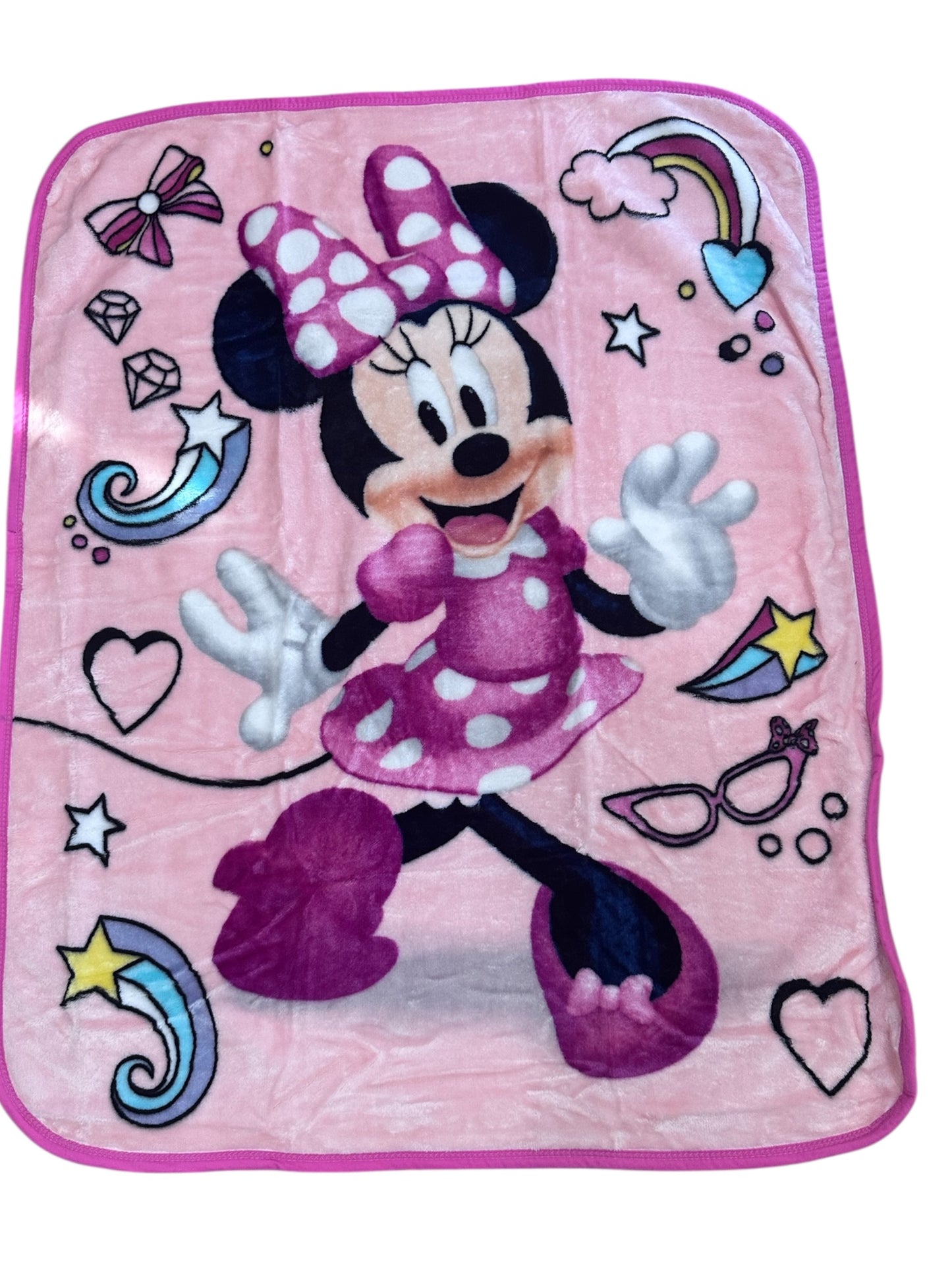 Dancing Minnie 40"x50" Plush Throw Blanket TT