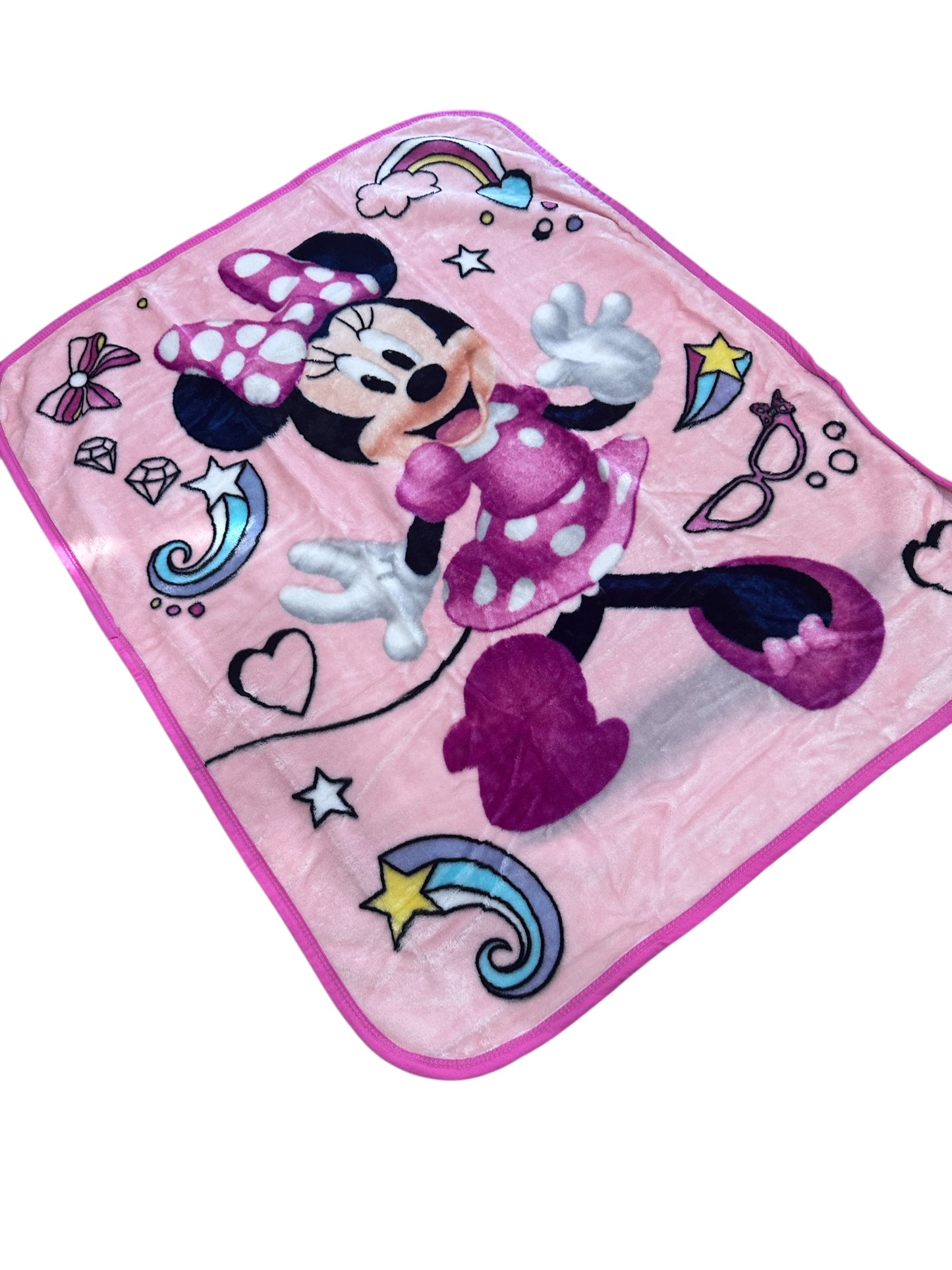 Dancing Minnie 40"x50" Plush Throw Blanket TT