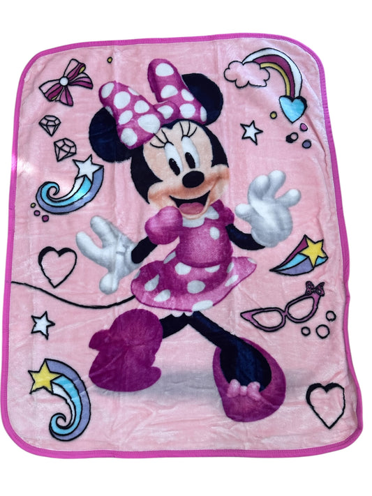 Dancing Minnie 40"x50" Plush Throw Blanket TT