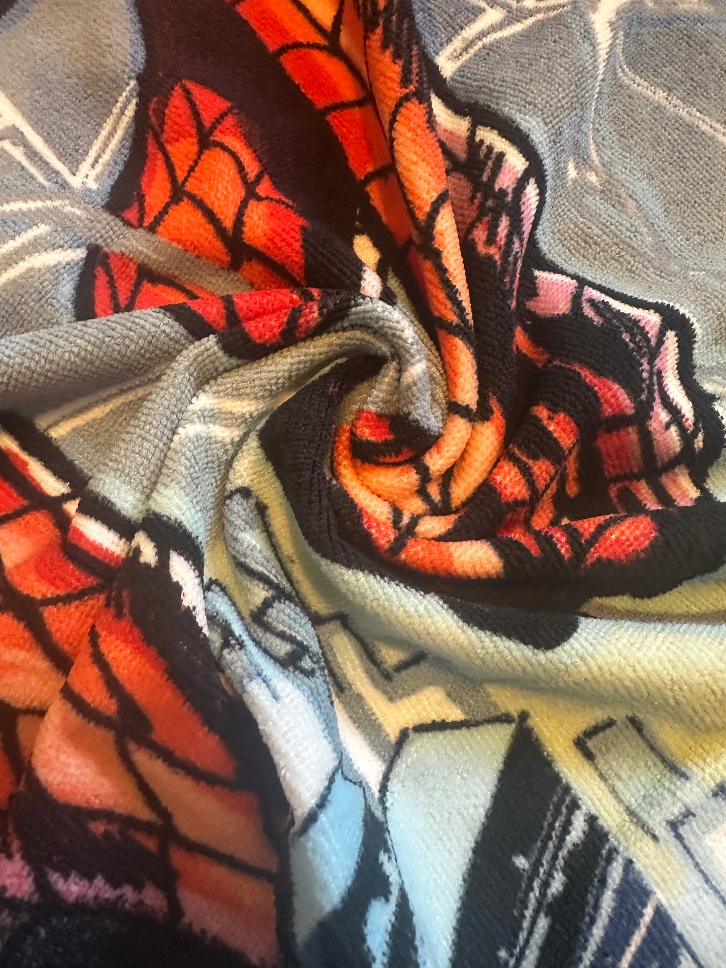 Beach Towel Comic Web" Spiderman 40"x72" Oversize Kids Towel