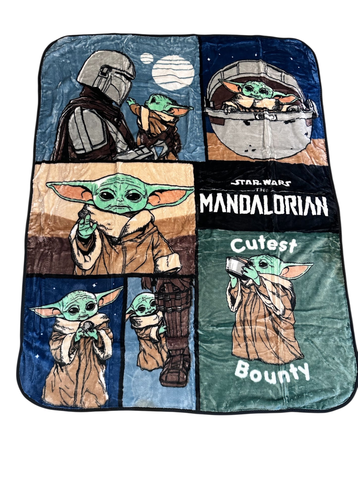 Star Wars Montage Twin Full Plush Rachelle Blanket