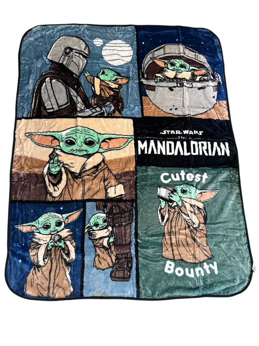 Star Wars Montage Twin Full Plush Rachelle Blanket
