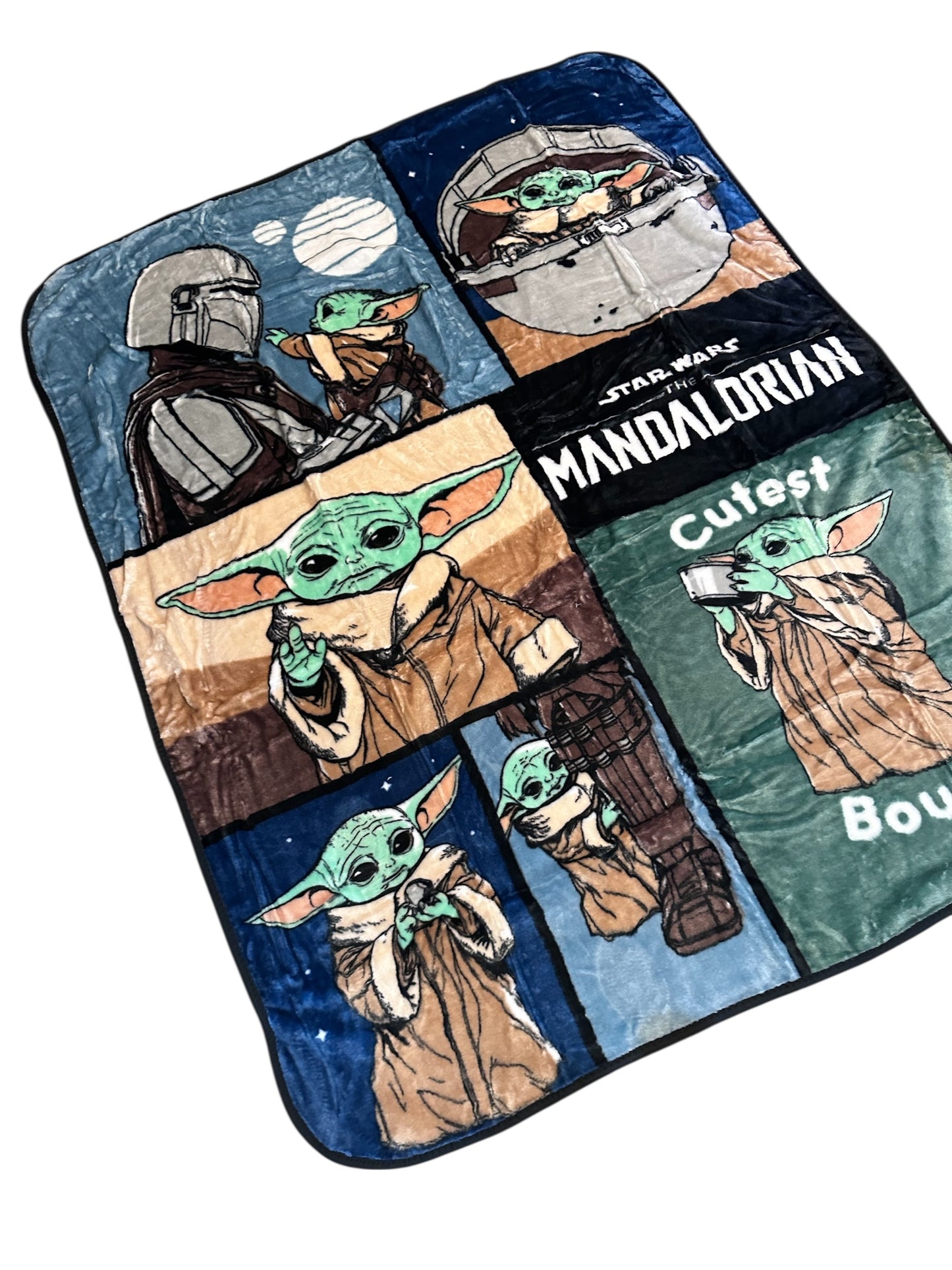 Star Wars Montage Twin Full Plush Rachelle Blanket
