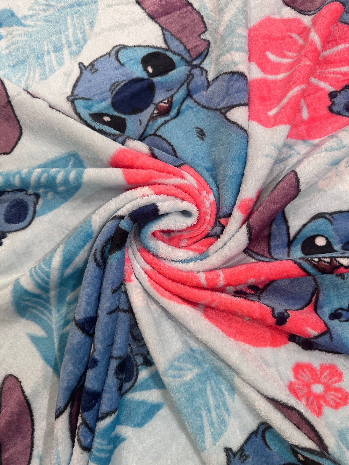 Disney Stitch Soft Silky Touch Fleece Throw Blanket 40"x50" BB