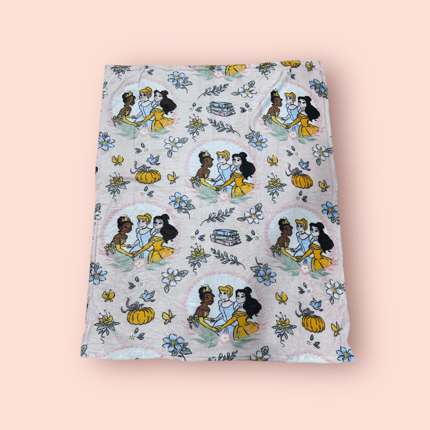 Disney Princess Soft Silky Touch Fleece Throw Blanket 40"x50" BB
