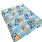 Bluey and Bingo Soft Silky Touch Fleece Throw Blanket 40"x50" BB