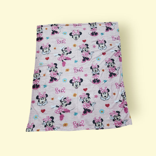 Classic Minnie Mouse Soft Silky Touch Fleece Throw Blanket 40"x50" BB