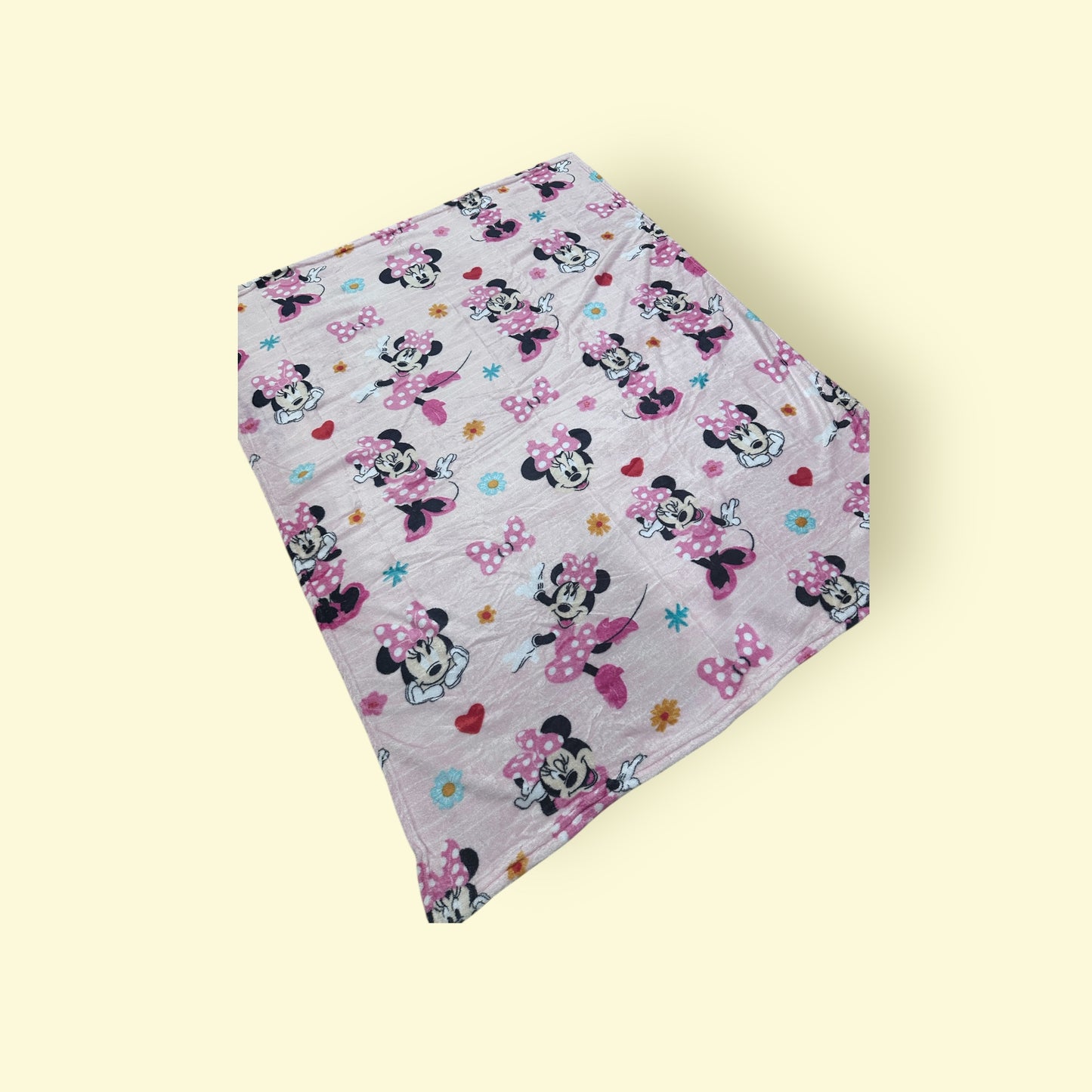 Classic Minnie Mouse Soft Silky Touch Fleece Throw Blanket 40"x50" BB