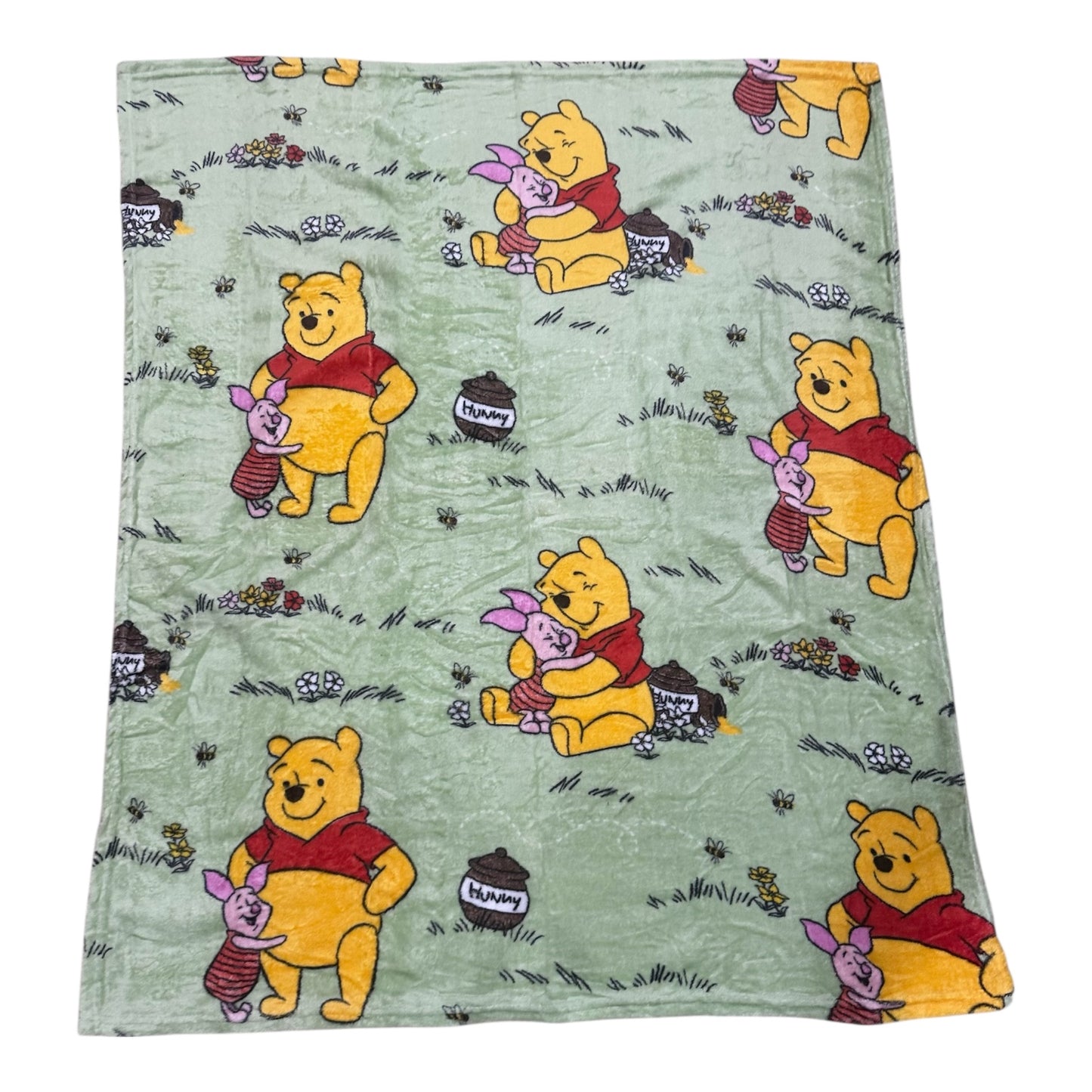 Winnie The Pooh Soft Silky Touch Fleece Throw Blanket 40"x50" BB