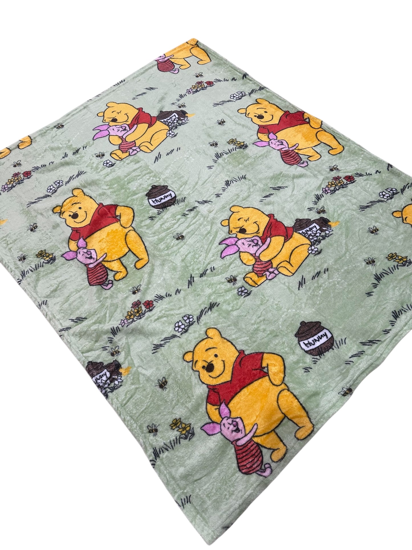 Winnie The Pooh Soft Silky Touch Fleece Throw Blanket 40"x50" BB