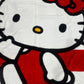 Hello Kitty  Stripes Twin 60"x80" Extra Soft Plush Blanket