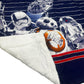 Star wars The Last Jedi Twin/Full Comforter Blanket 2 in 1 Full Sherpa Reverse (Featuring BB8 and R2D2)
