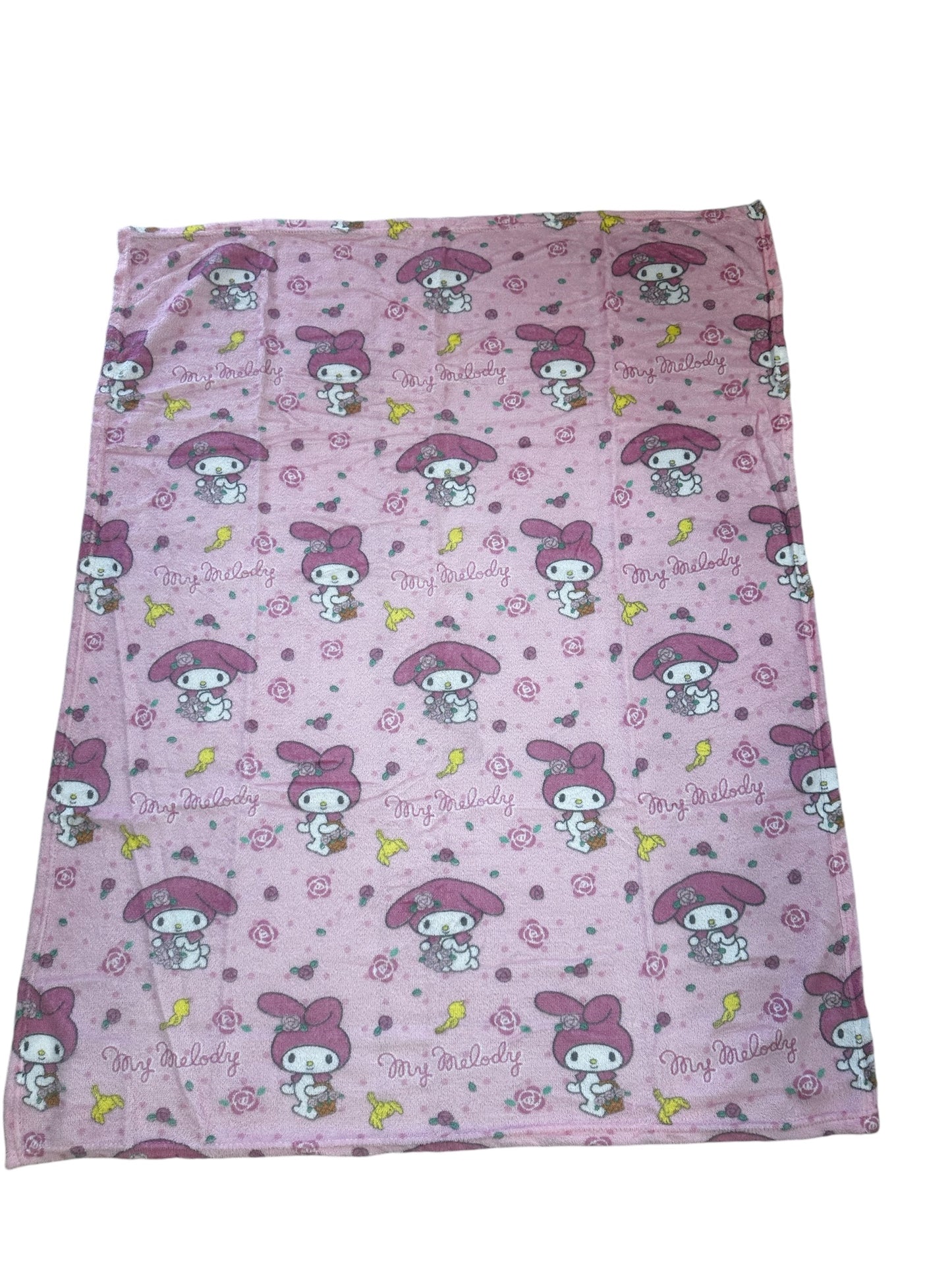 My Melody Soft Silky Fleece Throw 40"x50" Kids Blanket “Floral Melody”