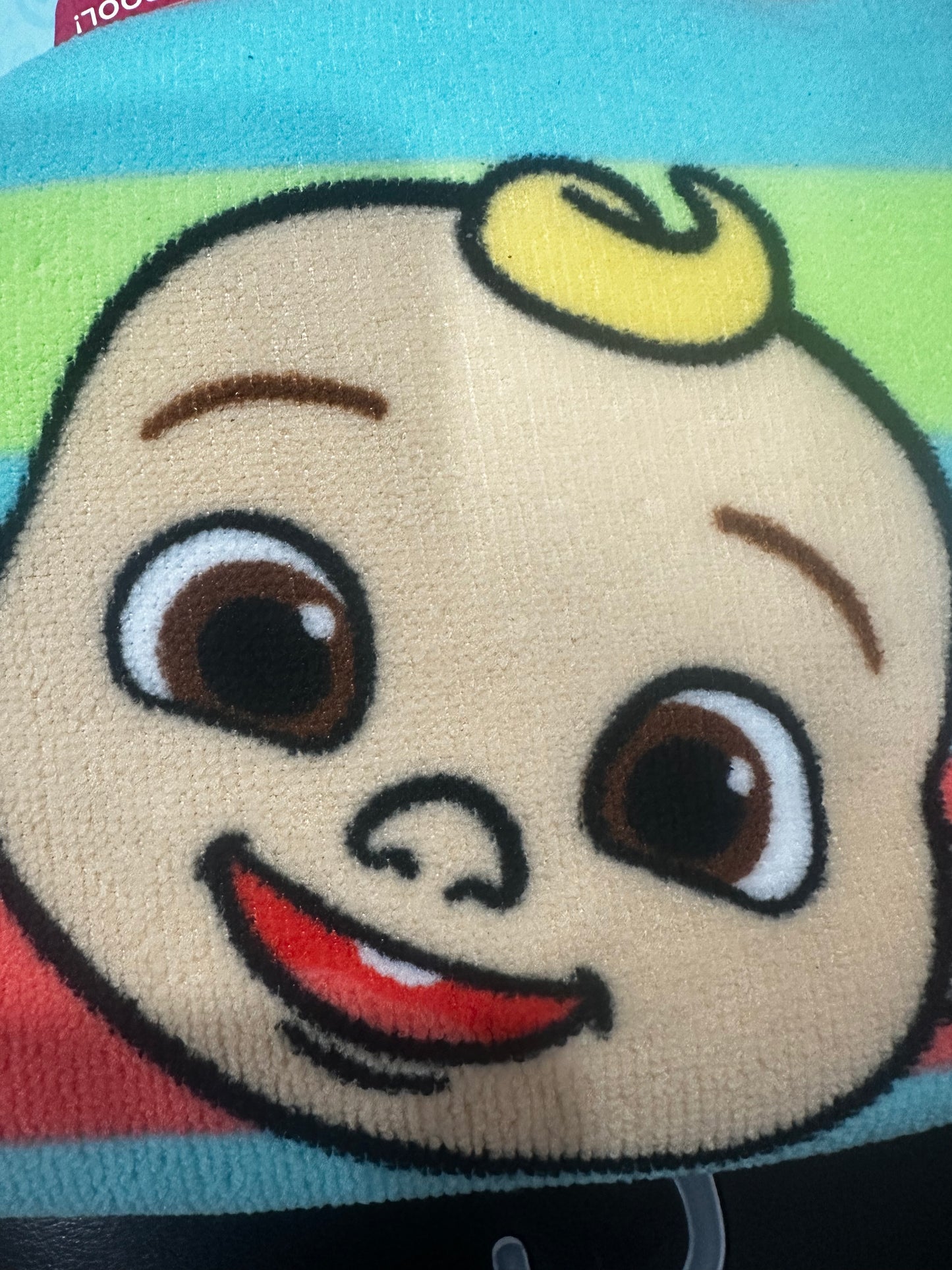 Cocomelon - Hooded Kids Towel Poncho "Candy Stripes"