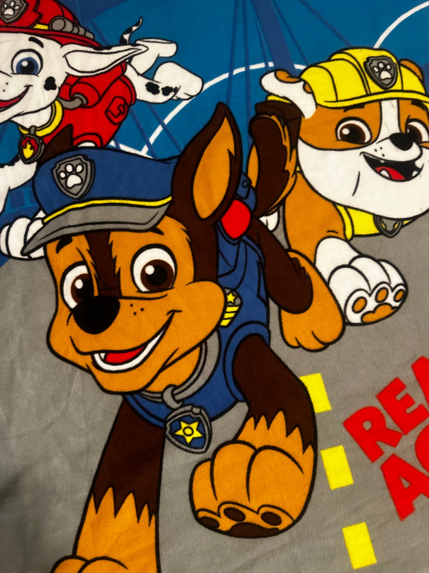 Paw Patrol Super Soft Fleece Throw 40"x50" Kids Blanket "Ready For Action"