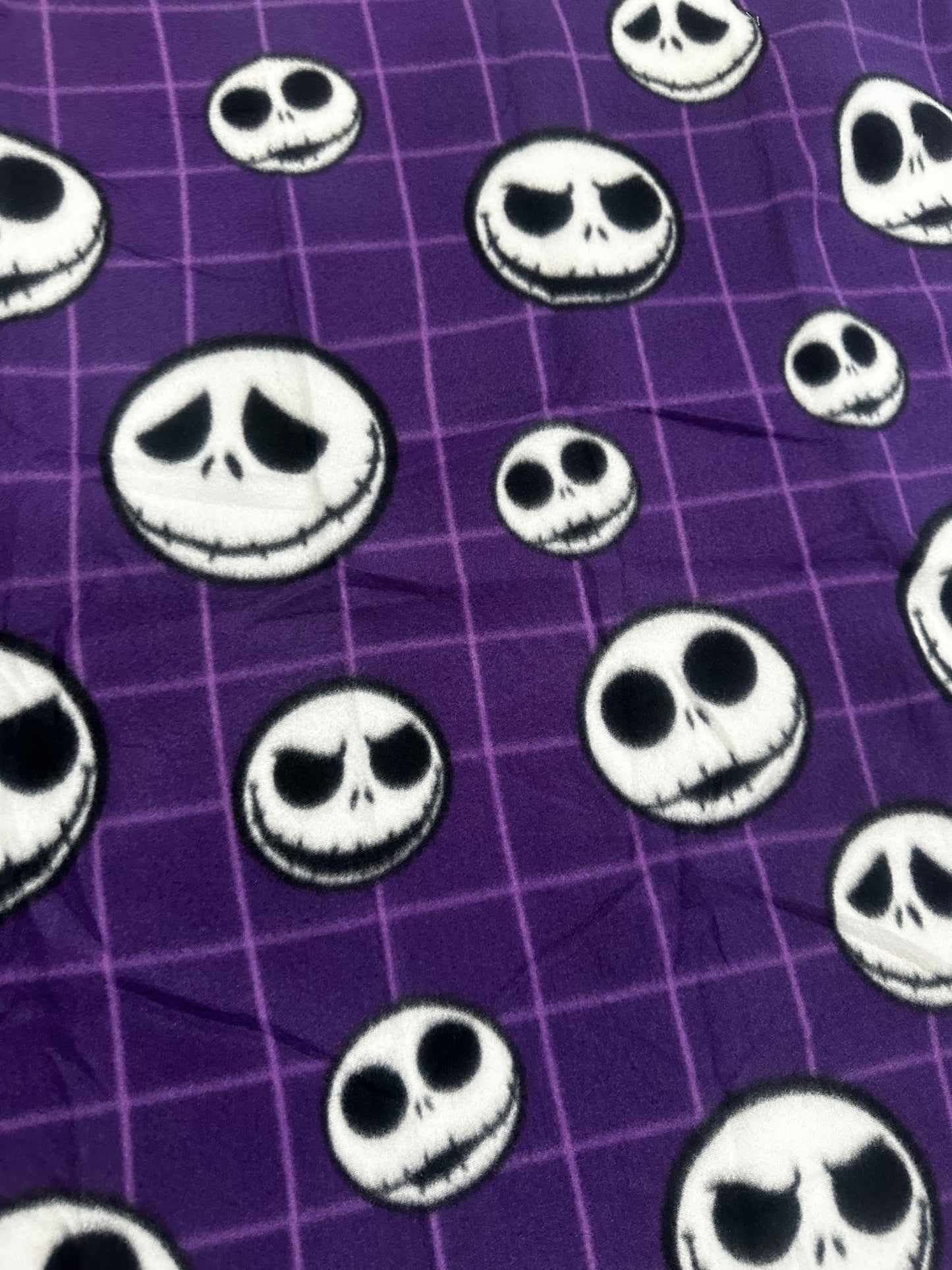 Nightmare Before Christmas Hugger & 40"x50" Throw Blanket Jack Skellington Body Pillow