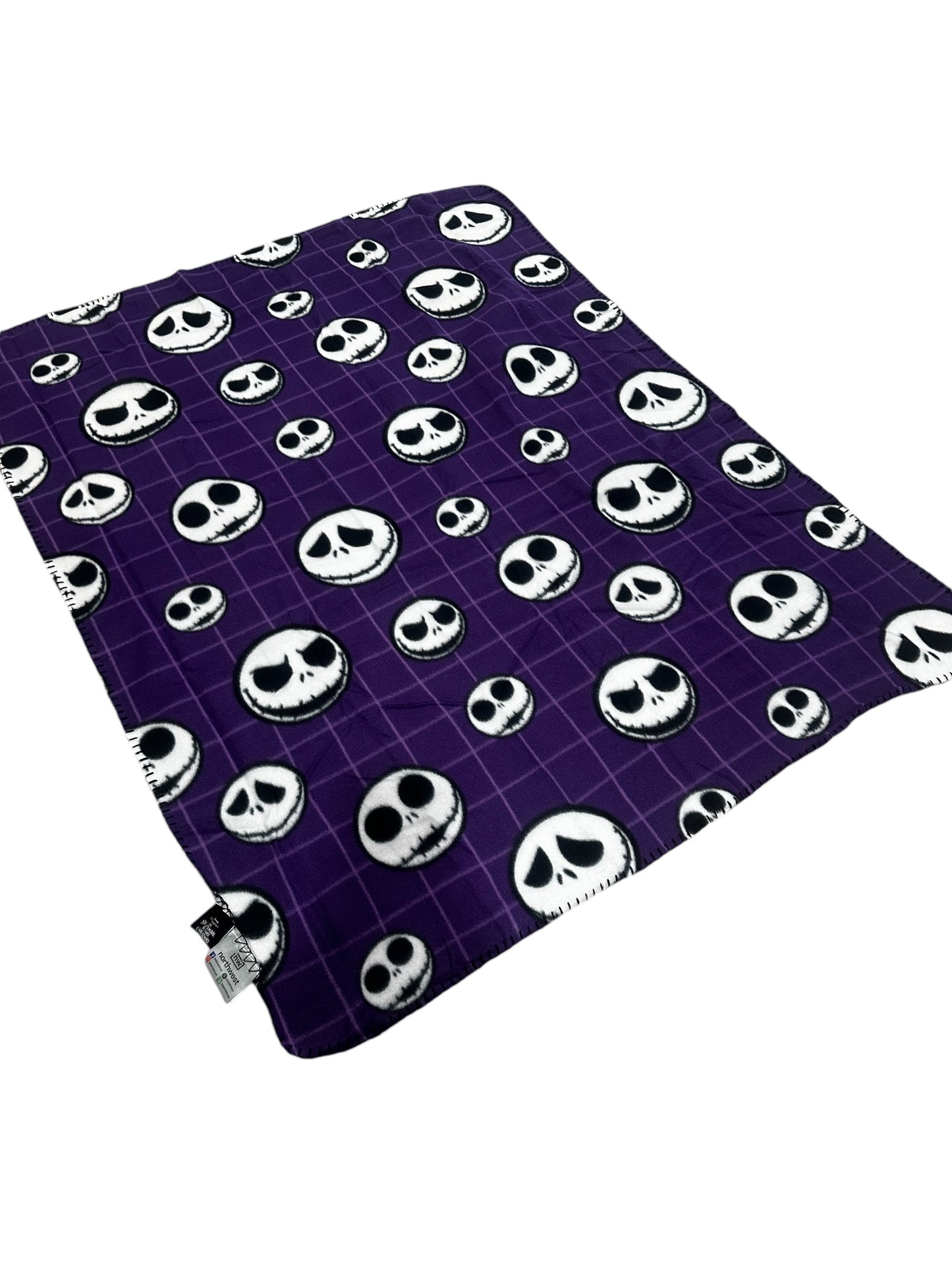 Nightmare Before Christmas Hugger & 40"x50" Throw Blanket Jack Skellington Body Pillow